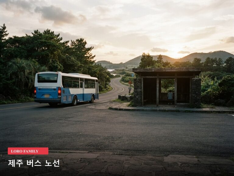 제주 버스 노선 조회 및 대중교통 환승 할인 이용법 (1)