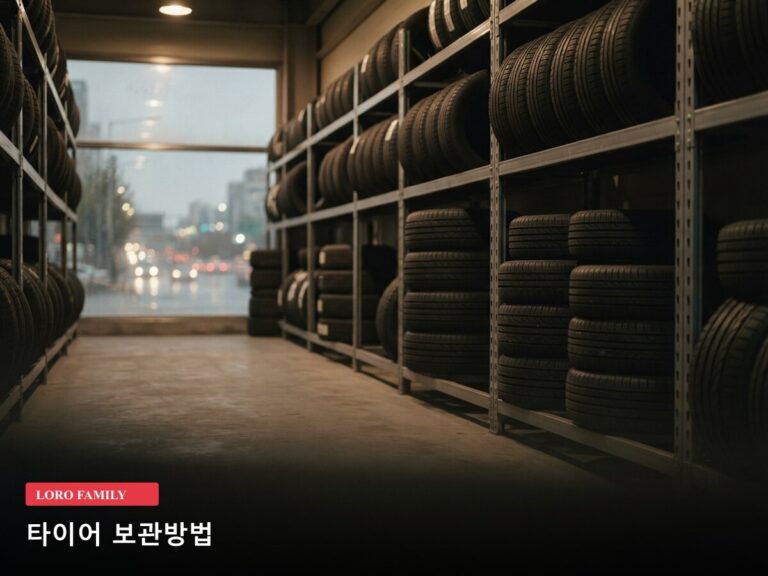 타이어 보관방법 5단계, 겨울철 교체 타이어 공식 보관 요령 대표 이미지