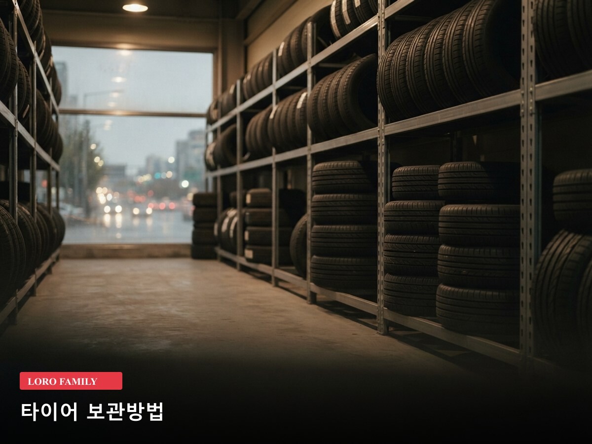 타이어 보관방법 5단계, 겨울철 교체 타이어 공식 보관 요령 대표 이미지